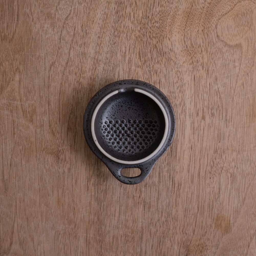 南蛮 黒 結晶むし碗 -器市-