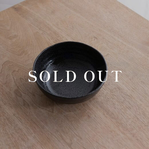 アウトレット食器（器市）の撥水 黒 5寸鉢 売り切れ