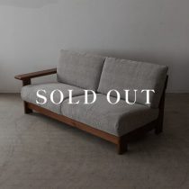 アウトレット家具の［現品SALE］ソファ LC637-LL WN-WN ウォールナット材 F595（ナガノインテリア）売り切れ