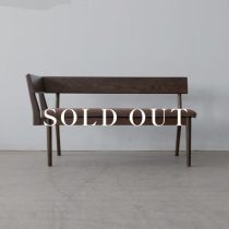 アウトレット家具の［新品廃盤特価 ］Cielo LDカウチR ホワイトオーク無垢材 - BR色オイル仕上げ カバー付き 売り切れ