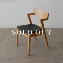 アウトレット家具のエボル Hチェア(NA) レッドオーク材 - ウレタン 売り切れ