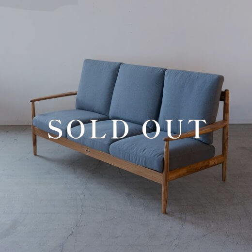 アウトレット食器（器市）のEDDA 3Pソファ グレー LS30303A-EL0E4 売り切れ