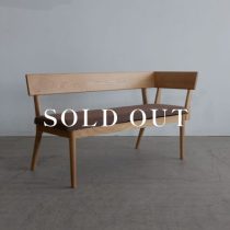 アウトレット家具の［新品廃盤特価 ］Cielo LDカウチL ホワイトオーク無垢材 - オイル仕上げ カバー付き 売り切れ