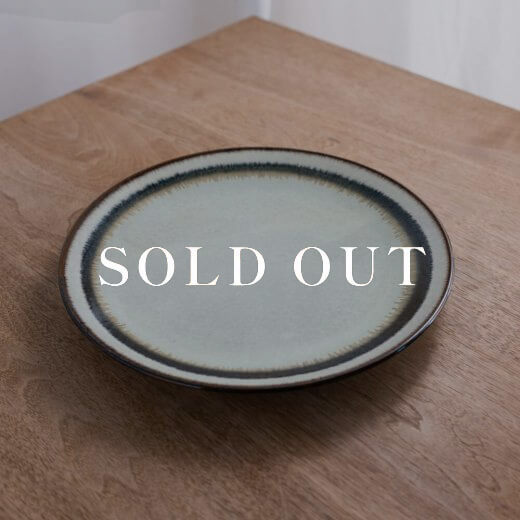 アウトレット食器（器市）のわさびメタ9寸皿 売り切れ