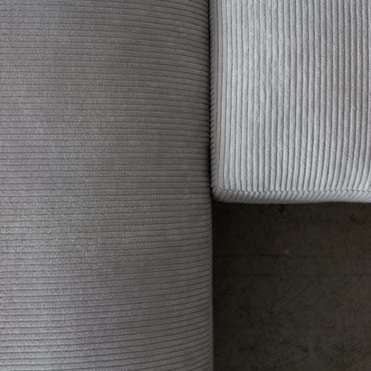 ［現品SALE］3Pカウチソファ ローゼ  210BBB ウォールナット/オイル 張地ウネ グレー