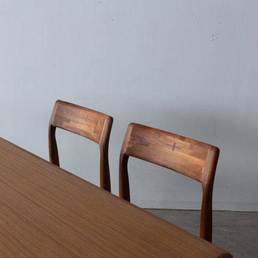 ［数量限定SALE］新品 EDDAダイニング5点セット DT33105Q + チェア DC30101S-EL0E2（チーク・アカシア / オイル）