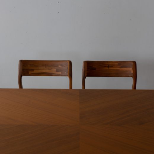 ［数量限定SALE］新品 EDDA × chapter ダイニング5点セット DT31005Q-NM200 + チェア DC30101S-EL0E2（チーク・アカシア / オイル）