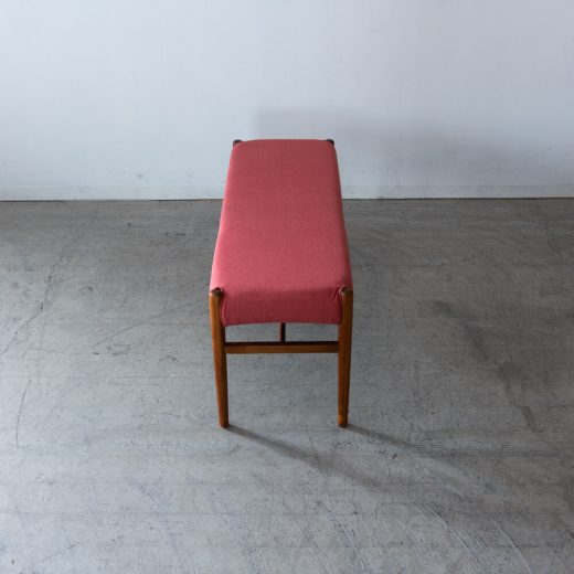 ［数量限定］新品 EDDAダイニングベンチ レッド DC33002S-EL0E3