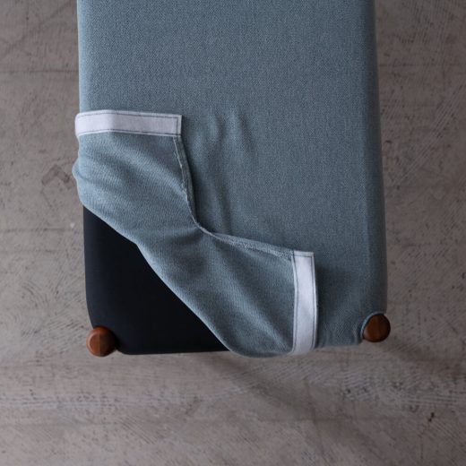 ［数量限定］新品 EDDAダイニングベンチ ブルー DC33002S-EL0E3