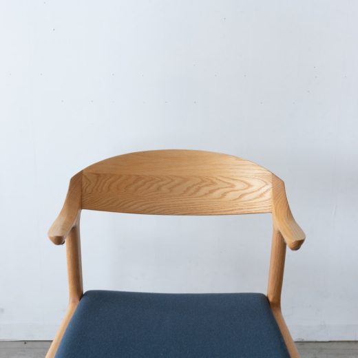 ［数量限定］アームチェア レッドオーク材 オイル仕上げ DC354-1W42(RO-ON-AF925) Aランク［ナガノインテリア］