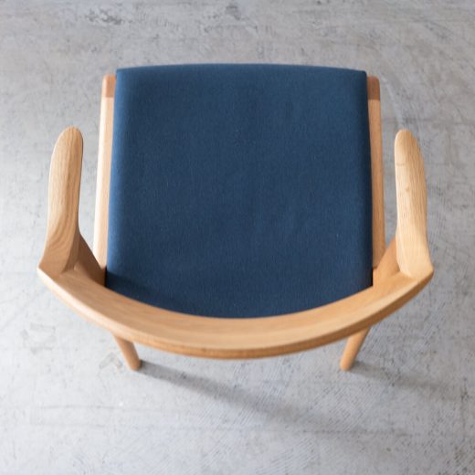 ［数量限定］アームチェア レッドオーク材 オイル仕上げ DC354-1W42(RO-ON-AF925) Aランク［ナガノインテリア］