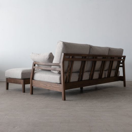 ［数量限定］カウチソファ ソネット オーク材 / オイルBR ベイツ5（BE）