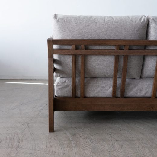 ［数量限定］カウチソファ ソネット オーク材 / オイルBR ベイツ5（BE）