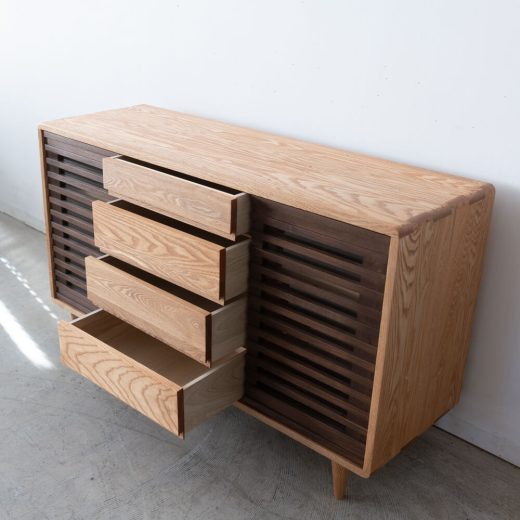 ［現品SALE］KOKOUS サイドボード120 タモ / ライト