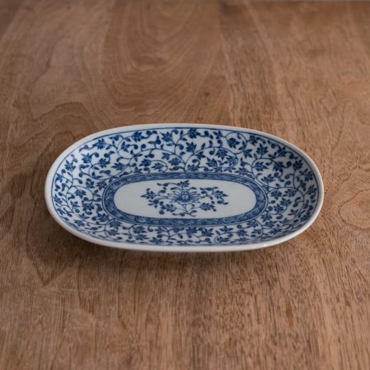 【WEB限定】華唐草 小判皿 -器市-