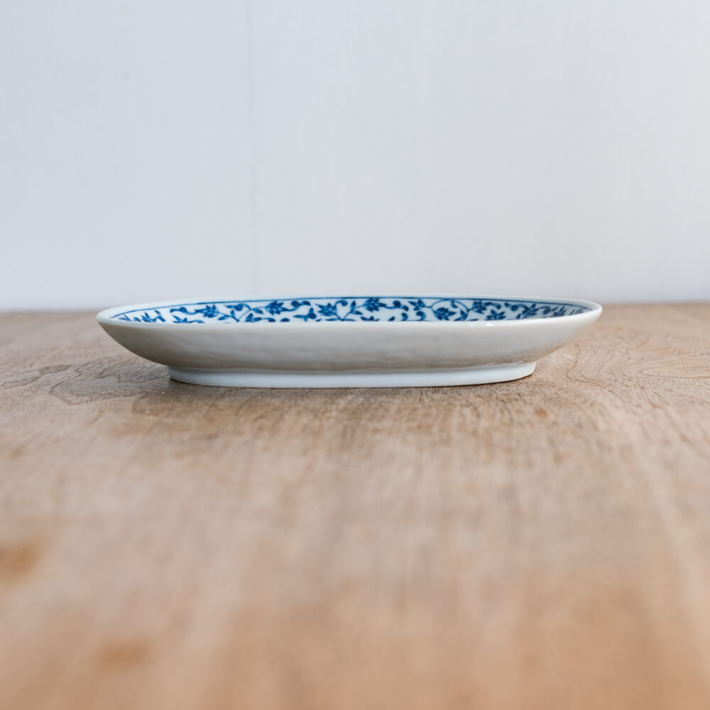 【WEB限定】華唐草 小判皿 -器市-