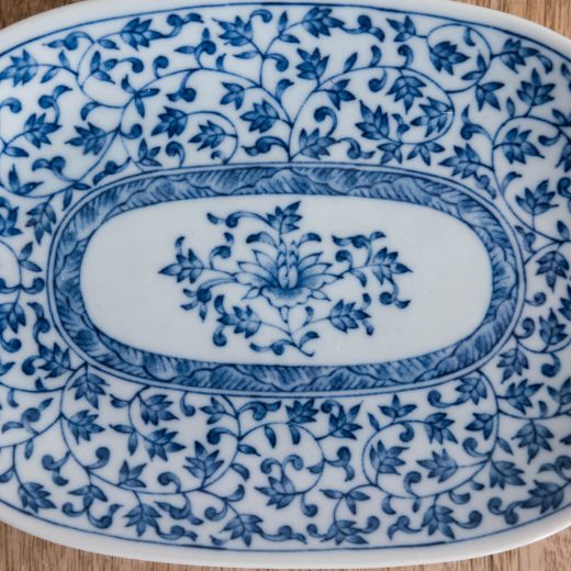 【WEB限定】華唐草 小判皿 -器市-