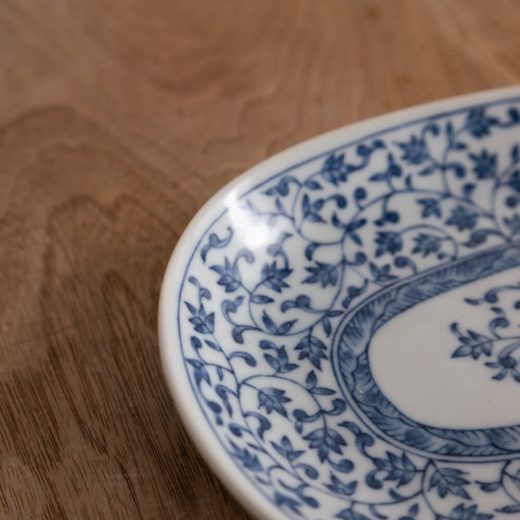 【WEB限定】華唐草 小判皿 -器市-