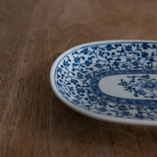 【WEB限定】華唐草 小判皿 -器市-