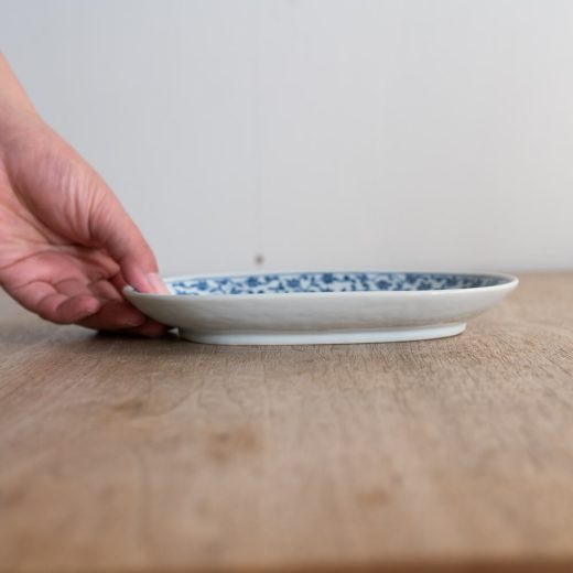 【WEB限定】華唐草 小判皿 -器市-