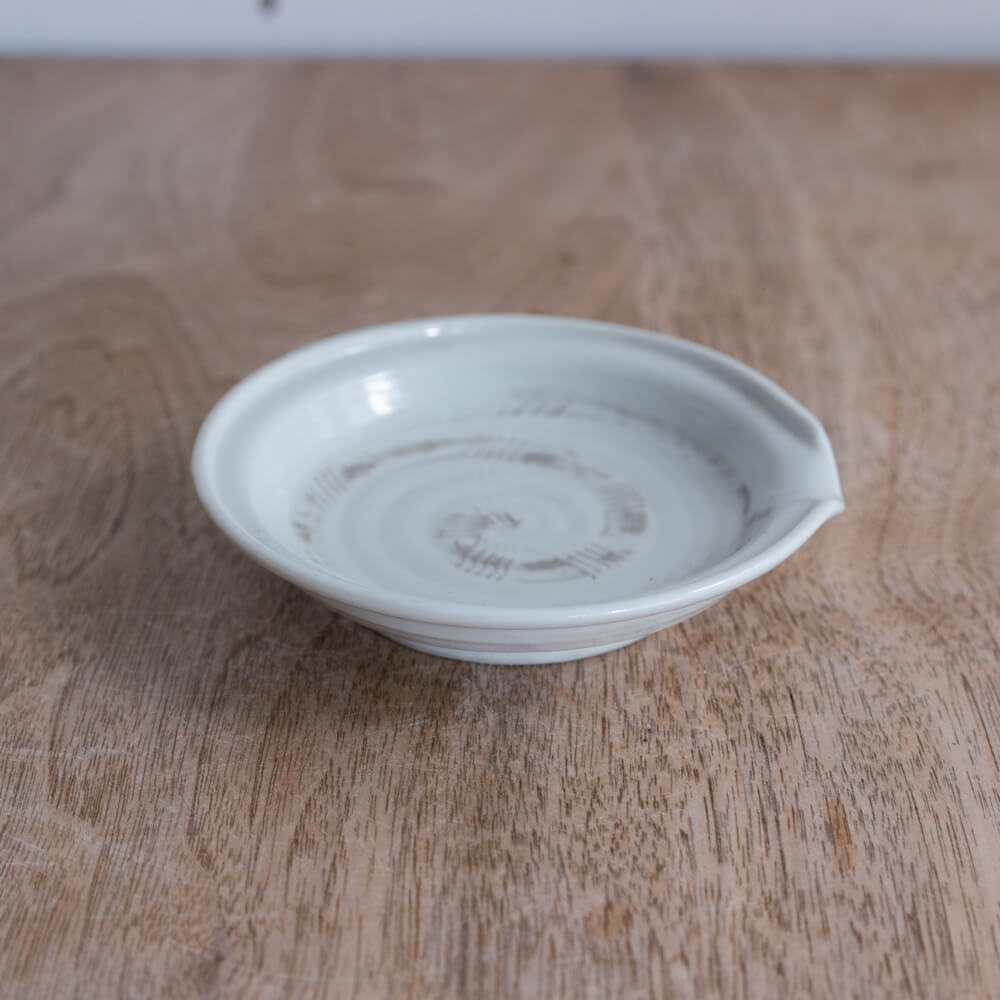 【WEB限定】粉引うず 片口小皿 -器市-