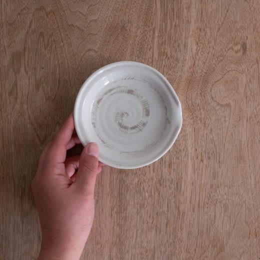 【WEB限定】粉引うず 片口小皿 -器市-