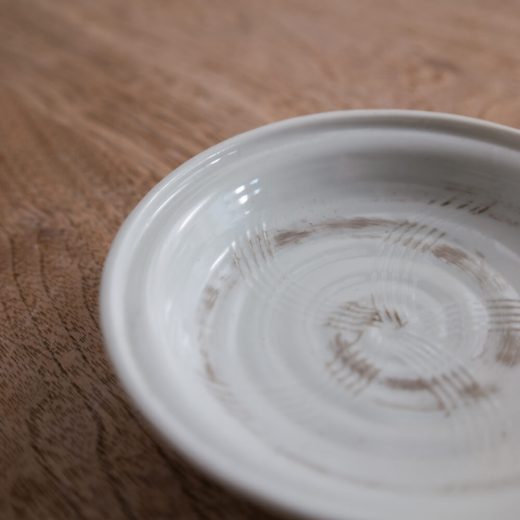 【WEB限定】粉引うず 片口小皿 -器市-