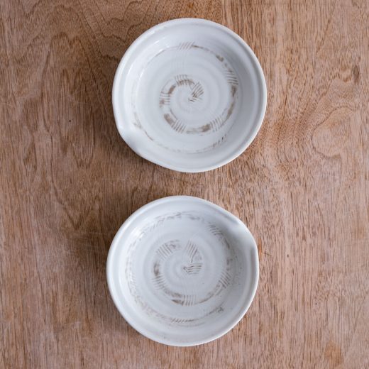 【WEB限定】粉引うず 片口小皿 -器市-