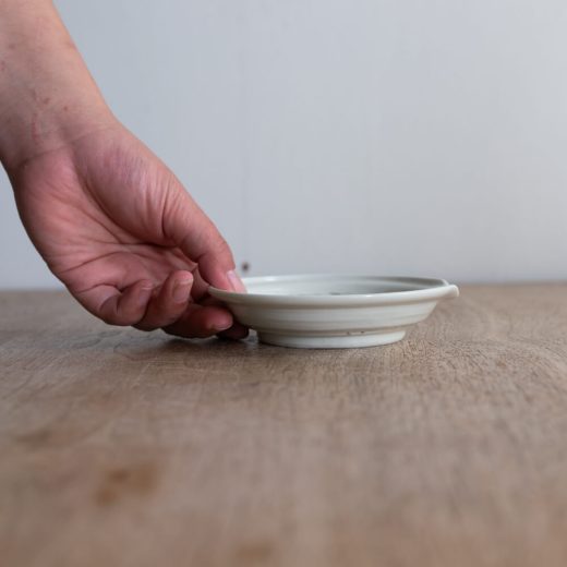 【WEB限定】粉引うず 片口小皿 -器市-