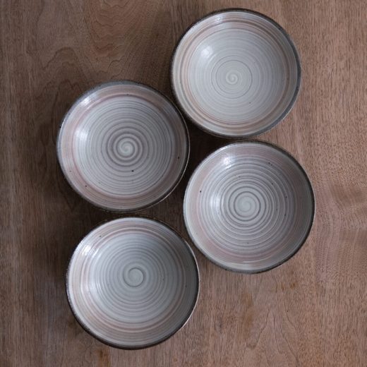 【WEB限定】茶うず粉引 50鉢 -器市-