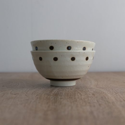 【WEB限定】粉引ドット茶碗 -器市-