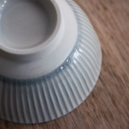 【WEB限定】しのぎ 茶碗 クリアGY -器市-