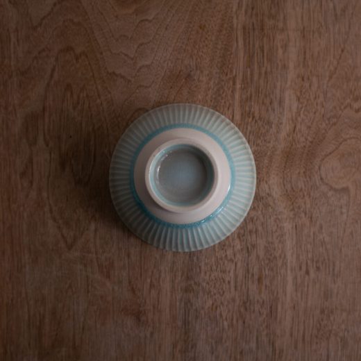 【WEB限定】しのぎ 茶碗 クリアBL -器市-