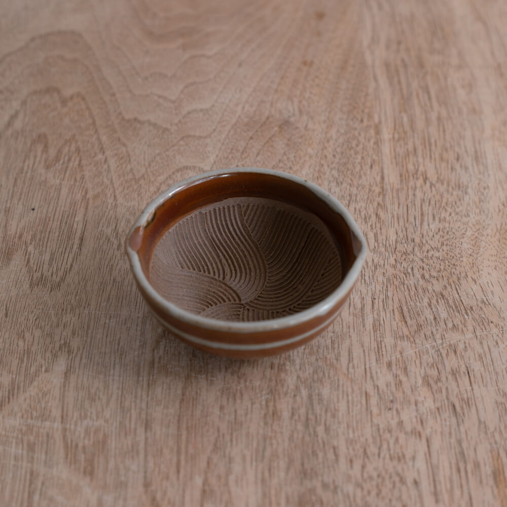 【WEB限定】茶ライン すり鉢小鉢 (小) -器市-