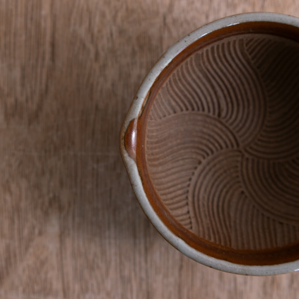 【WEB限定】茶ライン すり鉢小鉢 (小) -器市-