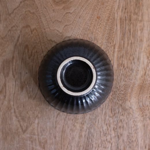 【WEB限定】黒 しのぎ茶碗 -器市-