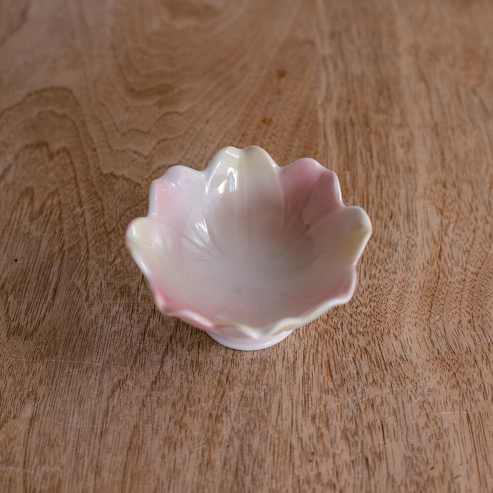 【WEB限定】パステル8.5cm花型高台珍味 -器市-