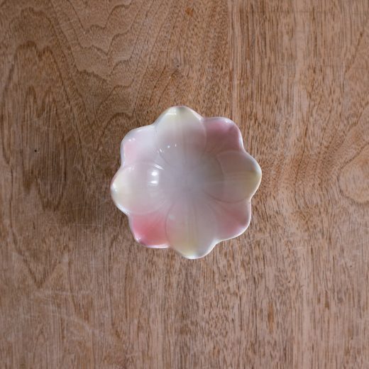 【WEB限定】パステル8.5cm花型高台珍味 -器市-