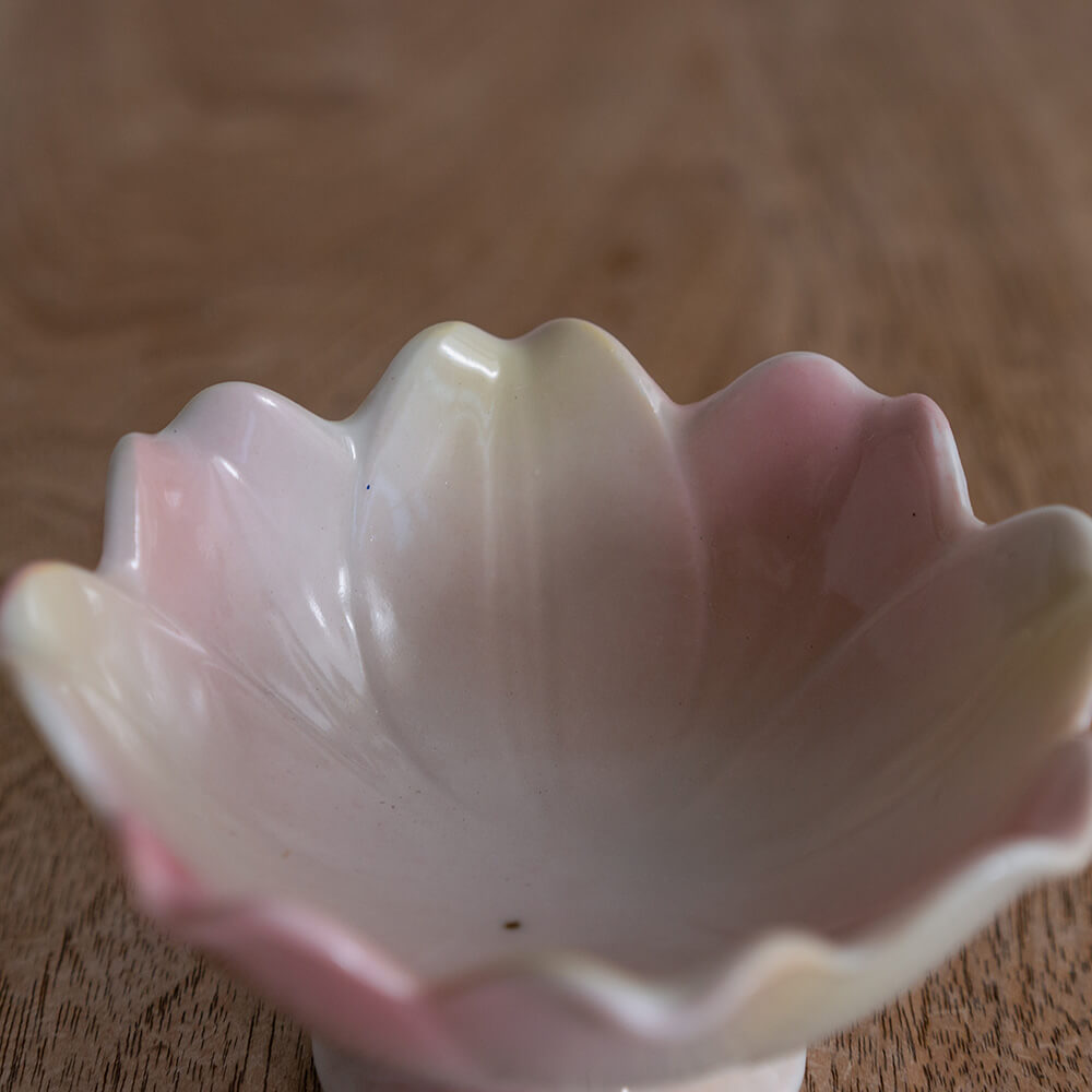 【WEB限定】パステル8.5cm花型高台珍味 -器市-