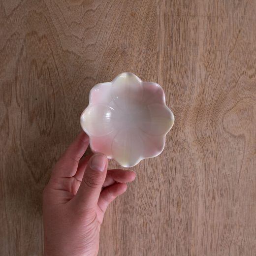 【WEB限定】パステル8.5cm花型高台珍味 -器市-