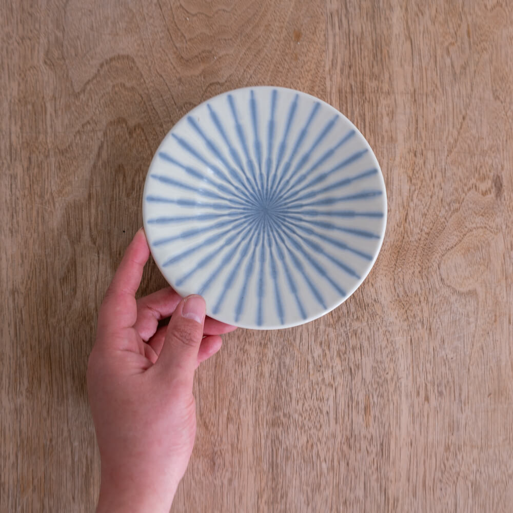 【WEB限定】Focus 白 輪二重5.5浅鉢 -器市-