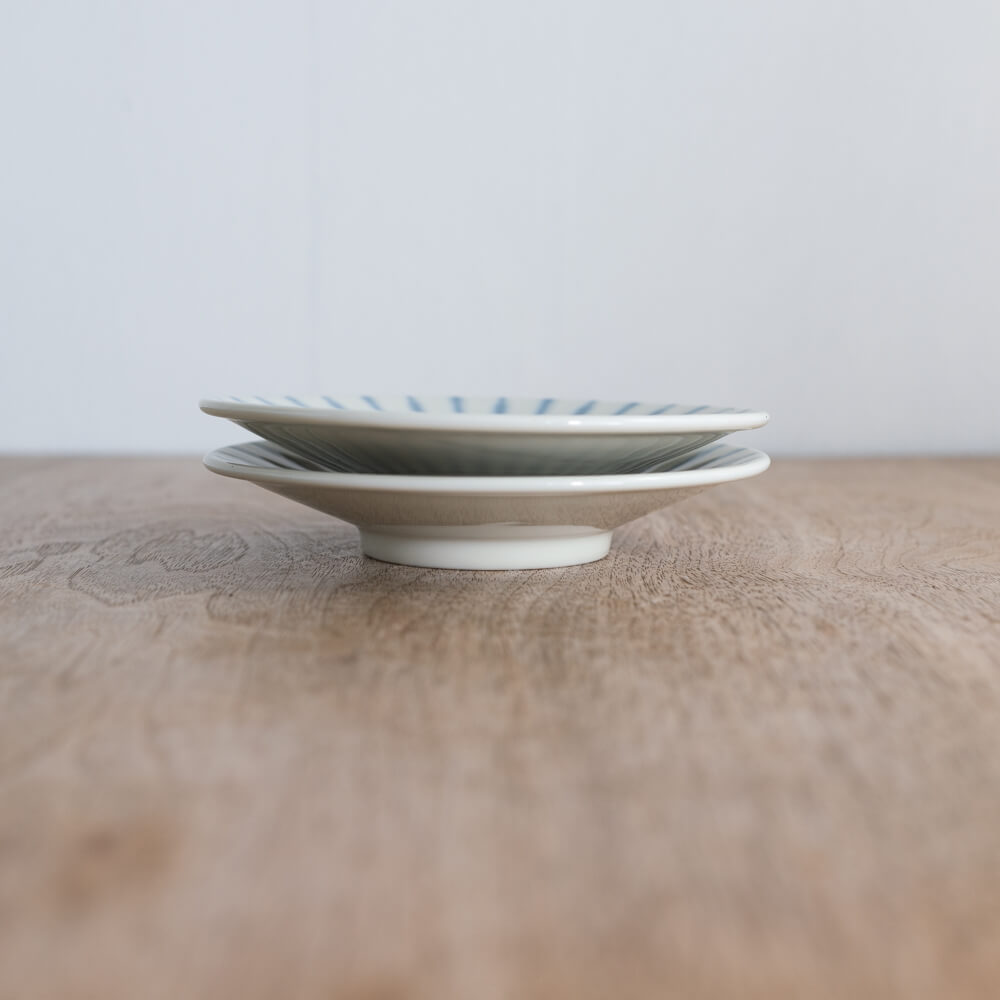 【WEB限定】Focus 白 輪二重5.5浅鉢 -器市-