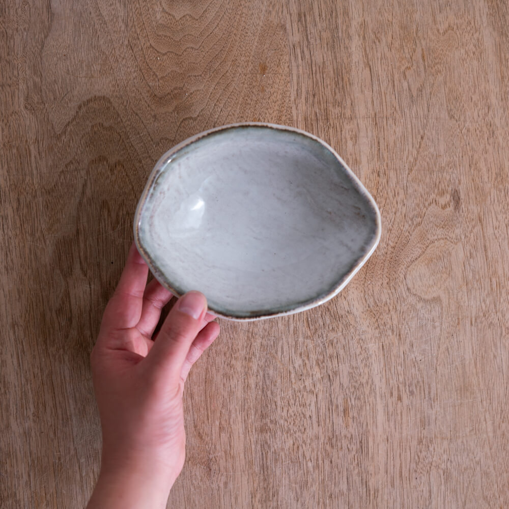 【WEB限定】白均窯 変形小鉢 -器市-