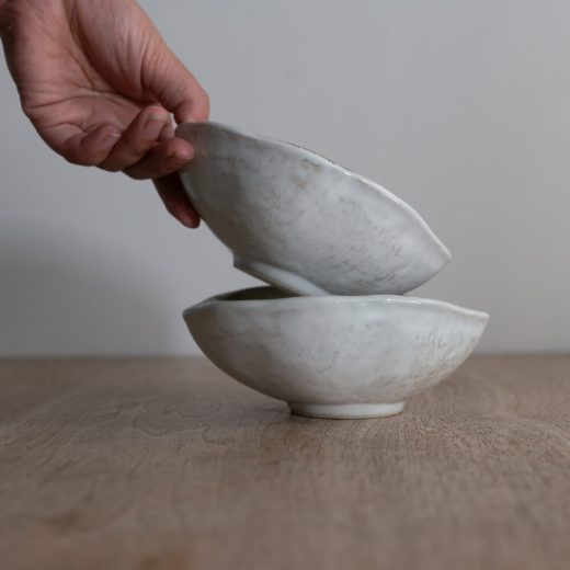 【WEB限定】白均窯 変形小鉢 -器市-