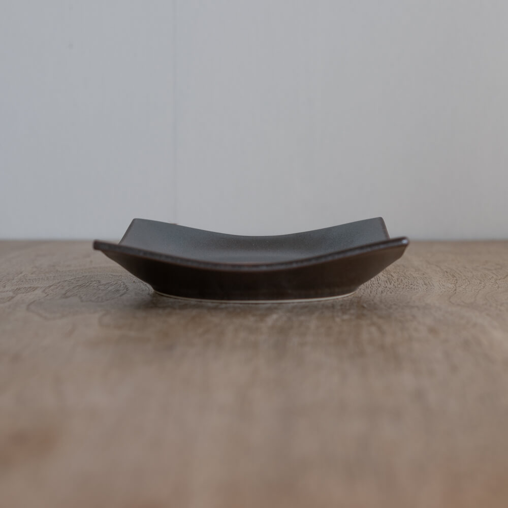 【WEB限定】 AYA銀彩 手引き正角4.5皿 -器市-