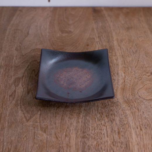 【WEB限定】 AYA銀彩 手引き正角4.5皿 -器市-