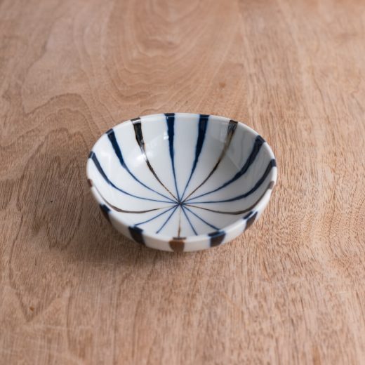 【WEB限定】藍十草 三ツ山3.5鉢 -器市-