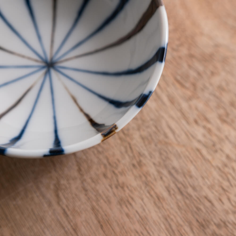 【WEB限定】藍十草 三ツ山3.5鉢 -器市-