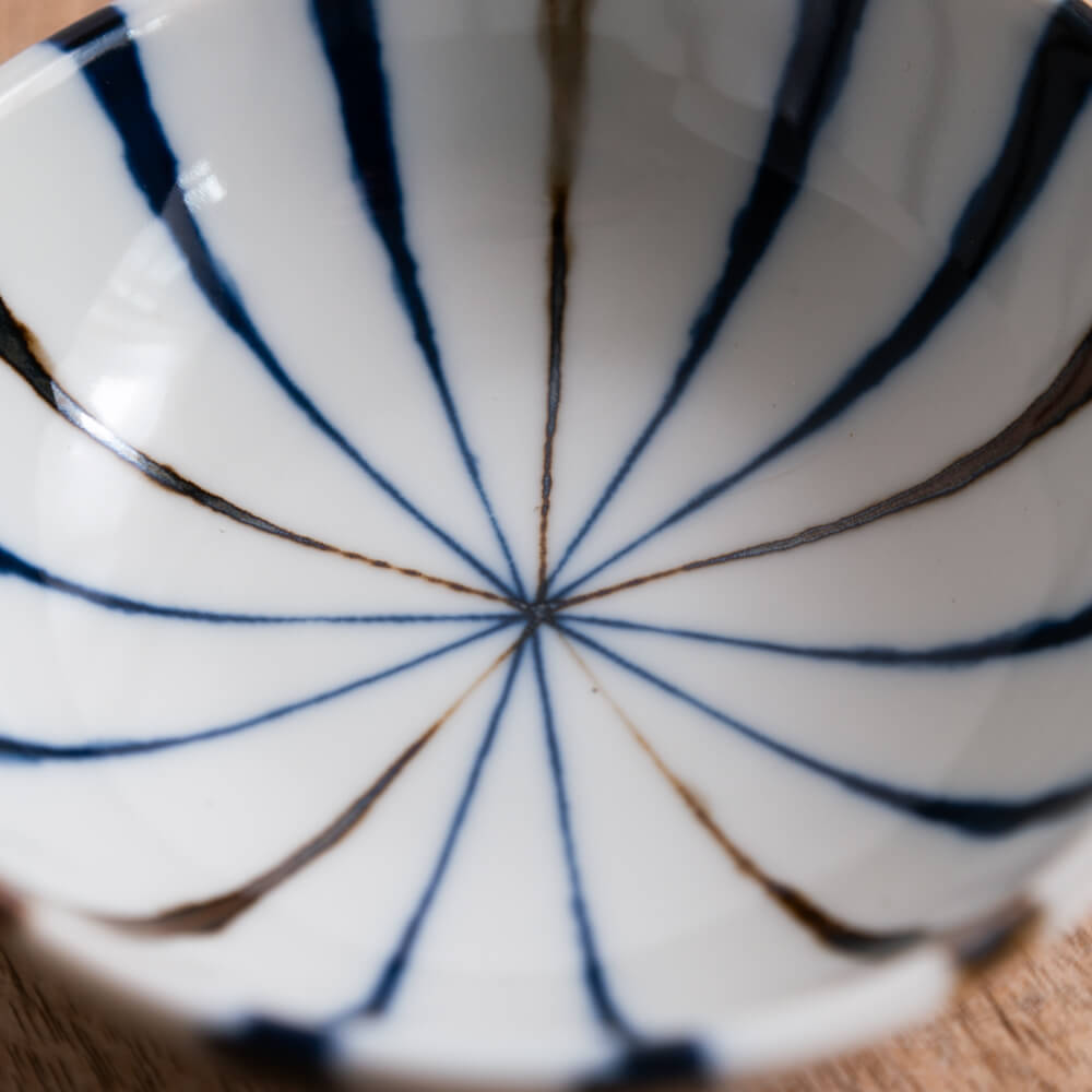 【WEB限定】藍十草 三ツ山3.5鉢 -器市-