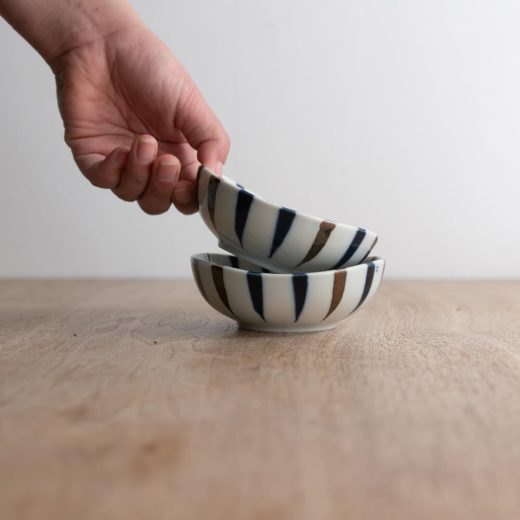 【WEB限定】藍十草 三ツ山3.5鉢 -器市-